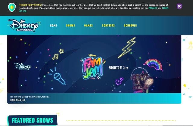 WebfaceMedia Project - responsive-web: Disney Channel