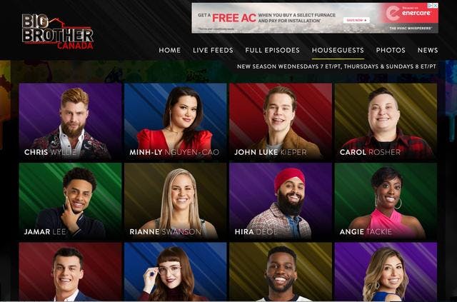 WebfaceMedia Project - responsive-web: Big Brother Canada
